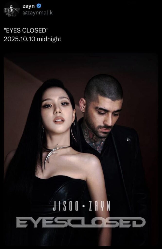 251007 زين يعلن موعد إصدار أغنية "Eyes Closed"