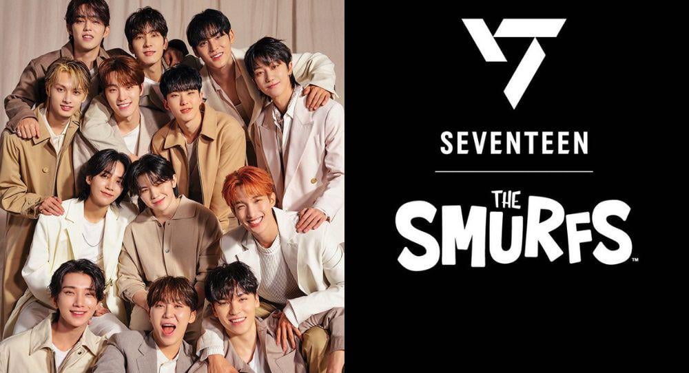SEVENTEEN يفاجئ المعجبين بتعاون غير متوقع مع The Smurfs – فيديو خاص بعنوان “God of Music” سيصدر قريبًا