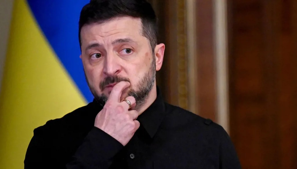 زيلينسكي. (أ ف ب)