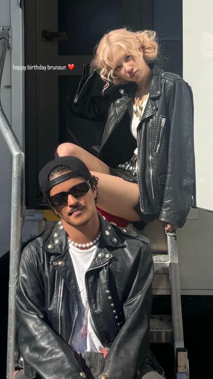 251008 Rosé Ig Story Update w/ Bruno Mars