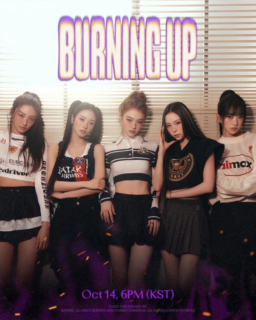 MEOVV - BURNING UP (الملصق الرئيسي)
