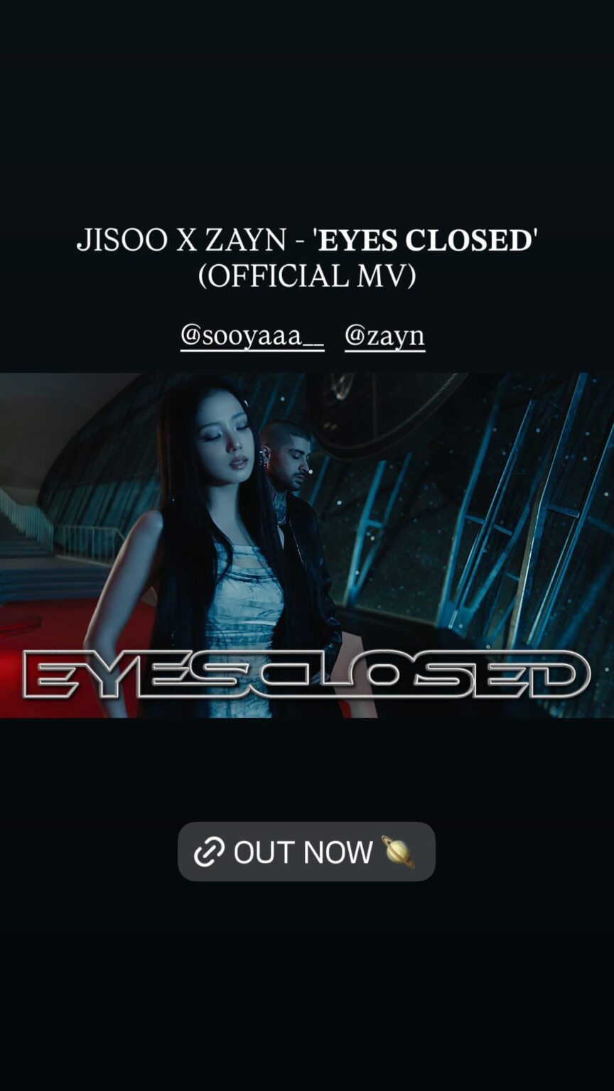 251010 تحديث قصة Jisoo IG مع زين