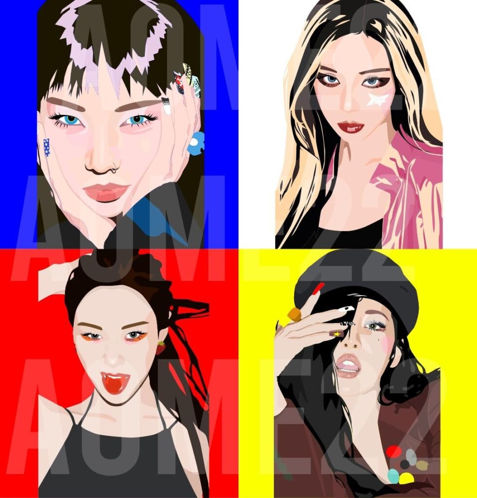 إيسبا كارينا، وينتر، جيزيل، ديلو ديجيتال آرت