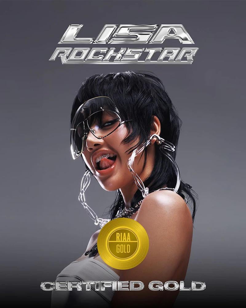 251004 ليزا - 'Rockstar' هو الذهب المعتمد على RIAA رسميا!