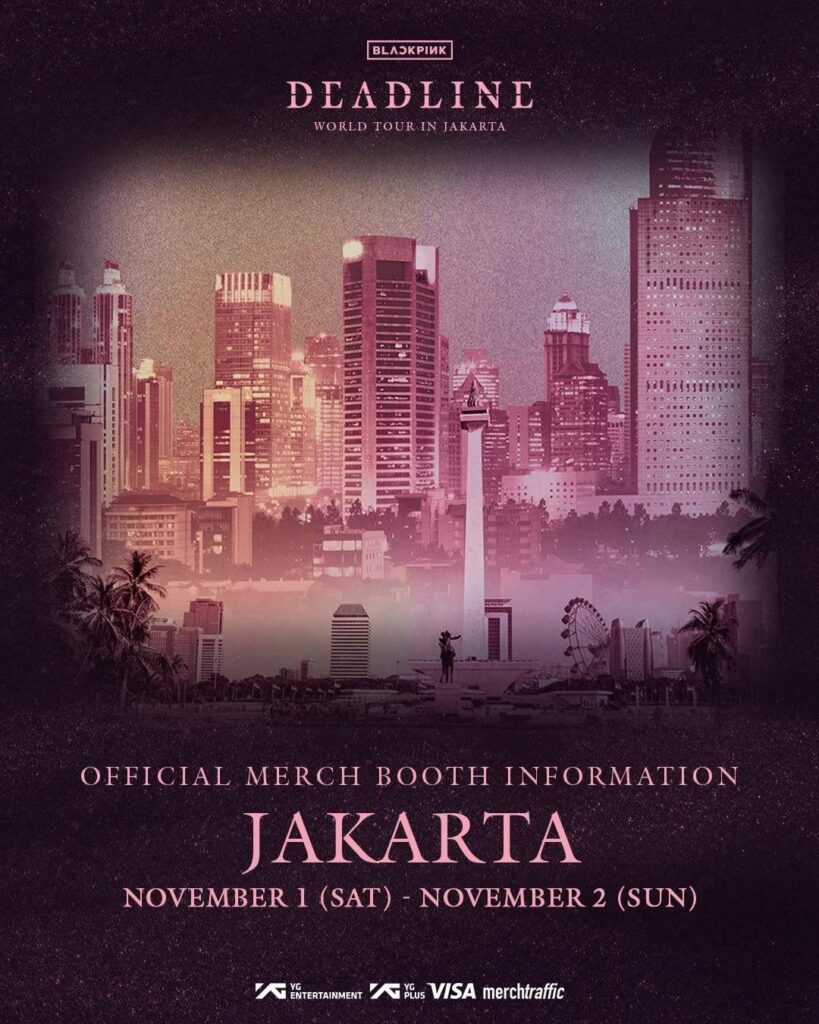 251028 جولة بلاك بينك العالمية [DEADLINE] في البضائع الرسمية جاكرتا