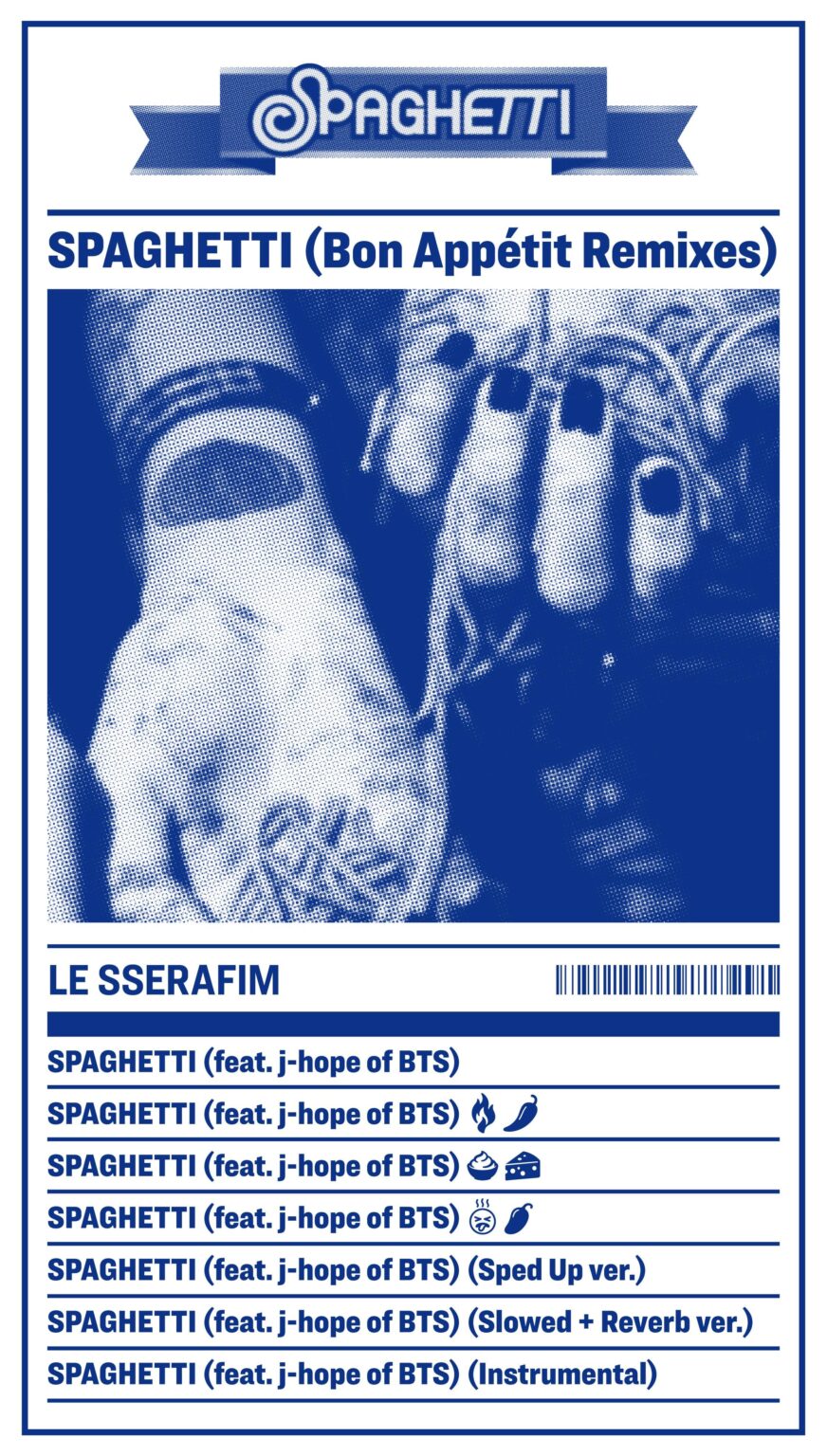 251031 LE SSERAFIM - SPAGHETTI (Bon Appetit Remixes - قائمة الأغاني)