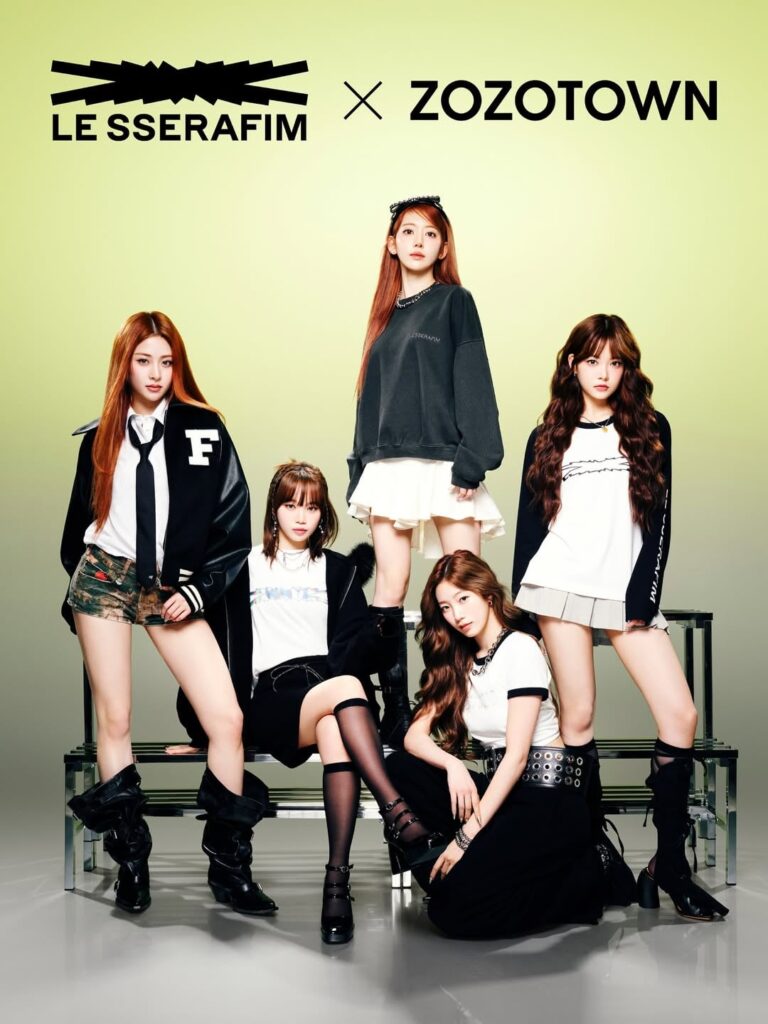 251006 starbase Inc. Instagram Update with le sserafim - le sserafim × Zozotown