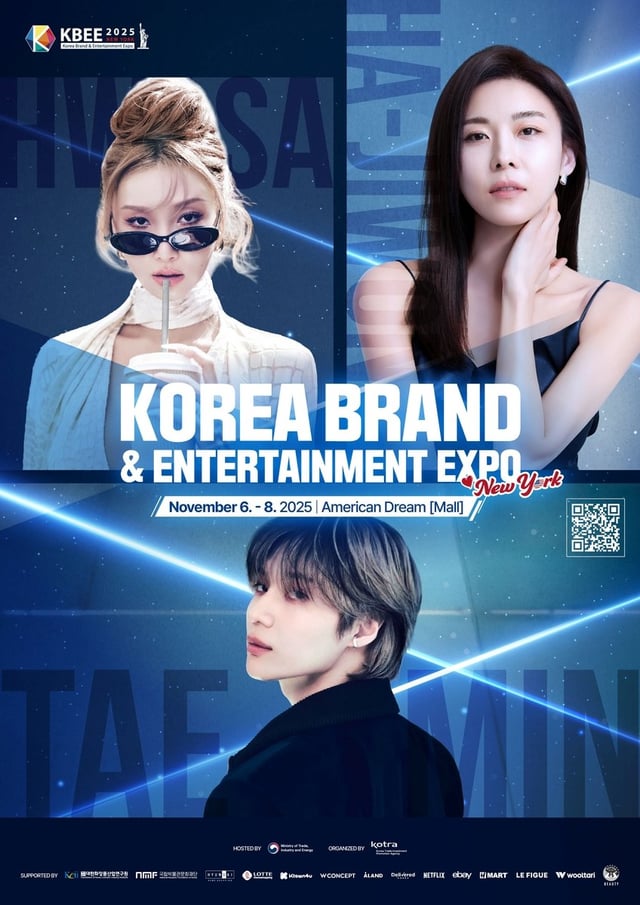 تم تعيين Hwasa (Mamamoo) ، Taemin (SHINee) والممثلة HA JIWON كسفراء ترويجيين لمعرض New York Hallyu 2025