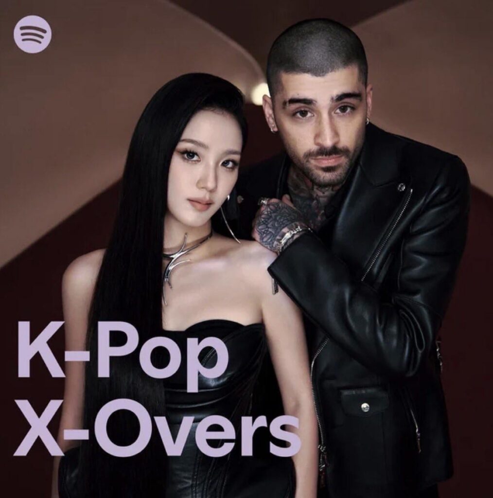 251010 JISOO X ZAYN - عيونهم مغلقة من أجل Spotify