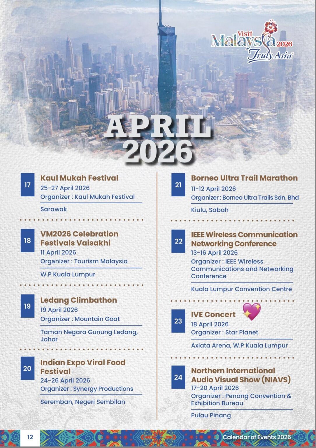 تؤكد السياحة في ماليزيا أن IVE ستعود إلى كوالالمبور في عام 2026 للقيام بجولتهم العالمية الثانية