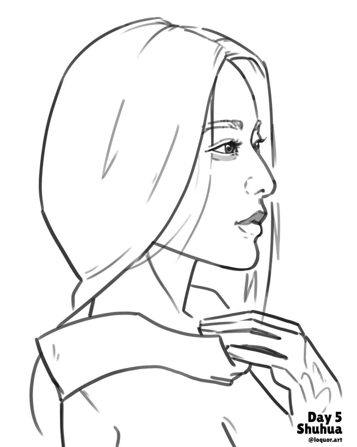 رسم شوهوا من تصميمي :)