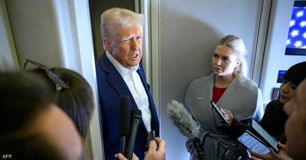 بـ"منطقة محظورة".. ترامب يرسم خطا أحمر أمام الصحفيين