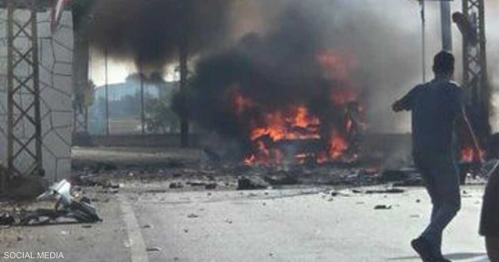 مقتل شقيقين لبنانيين واحتراق سيارتهما في ضربة إسرائيلية