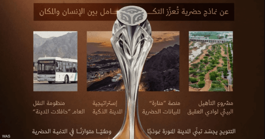المدينة المنورة تحصد جائزة عالمية.. ما هي؟ المدينة المنورة تحصد جائزة عالمية.. ما هي؟