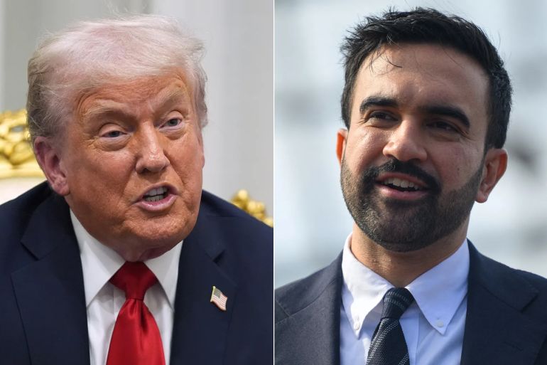 كومبو يشمل دونالد ترامب وزهران ممداني