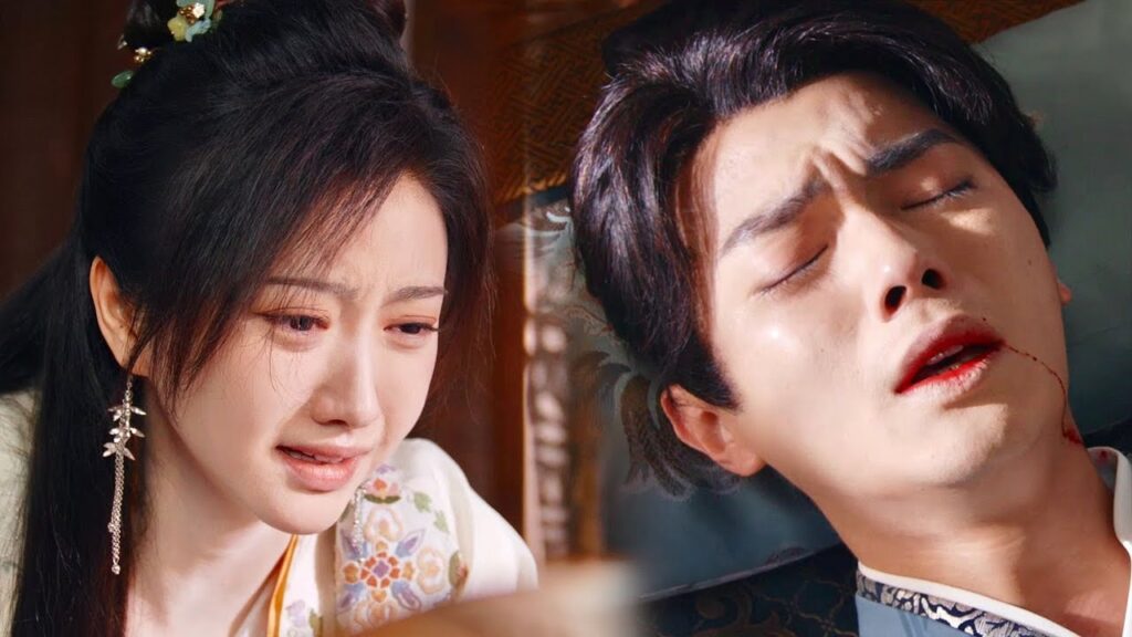 ترى حبيبها يبكي و يتألم على فراق اصدقائه و تحاول ان تسانده لكن بدون فائدة🔥 ( ارض عجائب الحب )