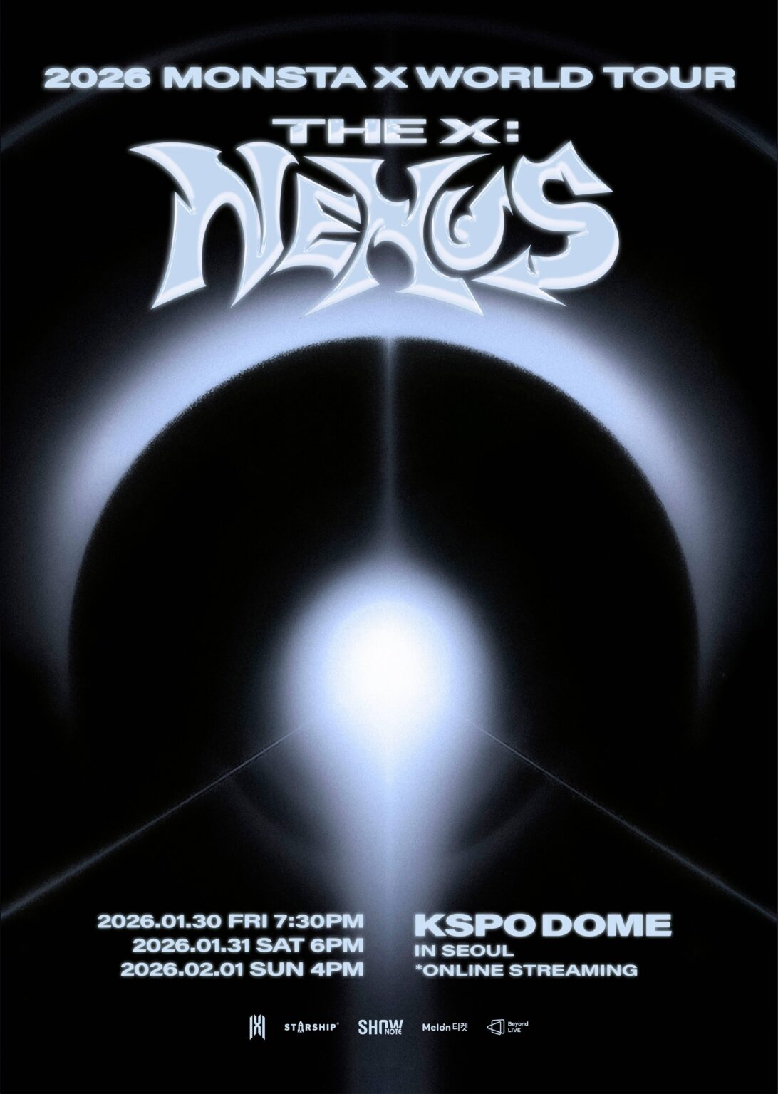 مونستا اكس - الجولة العالمية 2026: [THE X : NEXUS] في KSPO DOME (ملصق الإعلان)