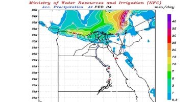 تبدأ منتصف الليل.. الأرصاد تحذر من ظاهرة خطيرة وتكشف خرائط الأمطار المتوقعة غدا