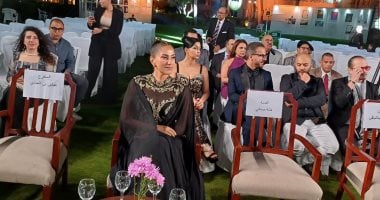 حنان مطاوع ومحمد رضوان وأحمد وفيق فى حفل افتتاح مهرجان VS-FILM