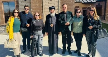 إلهام شاهين ولبلبة وليلى علوى فى ضيافة الكنيسة المصرية بولاية تينيسي