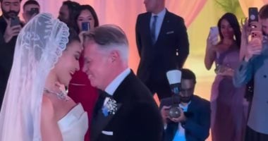 أجواء رومانسية من حفل زفاف أروى جودة والإيطالى جون باتيست.. صور