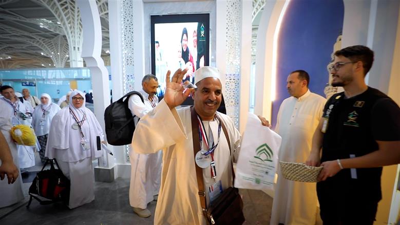 وصول 8,570 حاجًا من بعثة القرعة إلى المدينة المنورة استعدادًا لأداء المناسك  