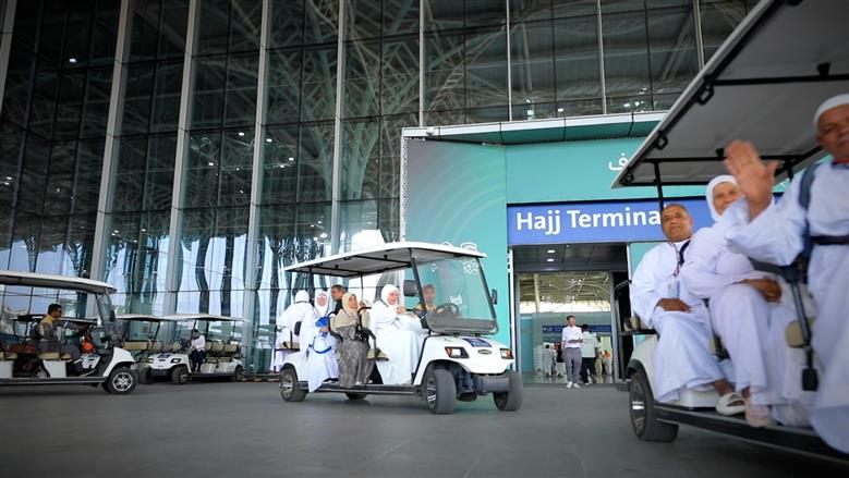 وصول 8,570 حاجًا من بعثة القرعة إلى المدينة المنورة استعدادًا لأداء المناسك  