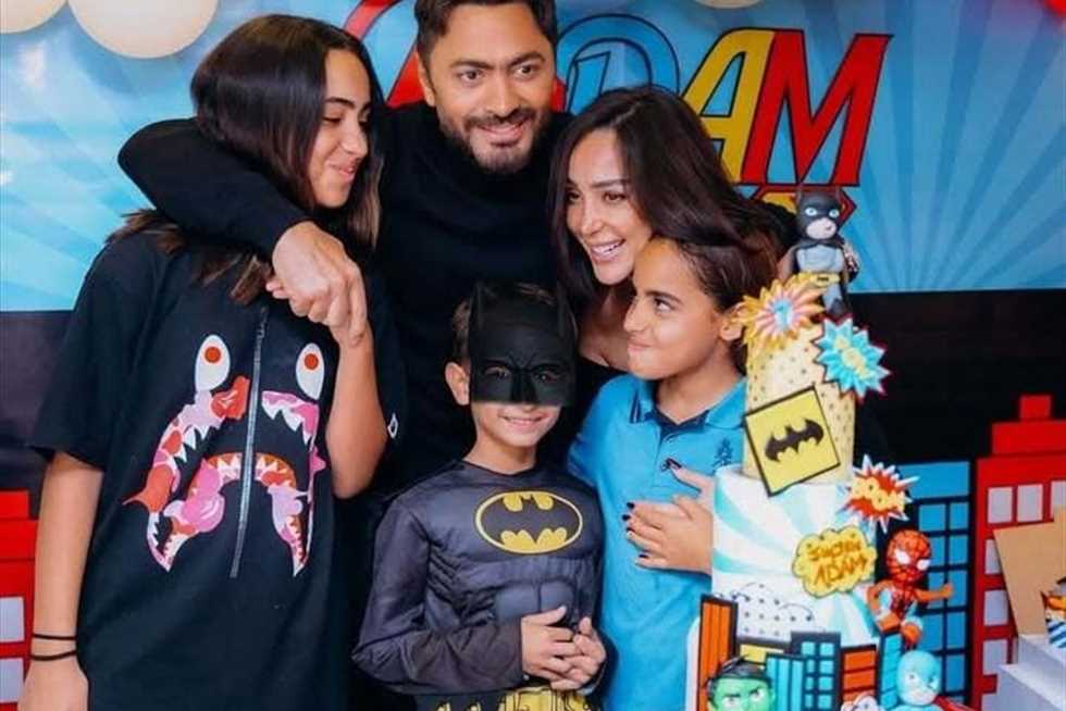 تامر حسني يحتفل بعيد ميلاد نجله آدم برفقة بسمة بوسيل (صور) تامر حسني يحتفل بعيد ميلاد نجله آدم برفقة بسمة بوسيل (صور)