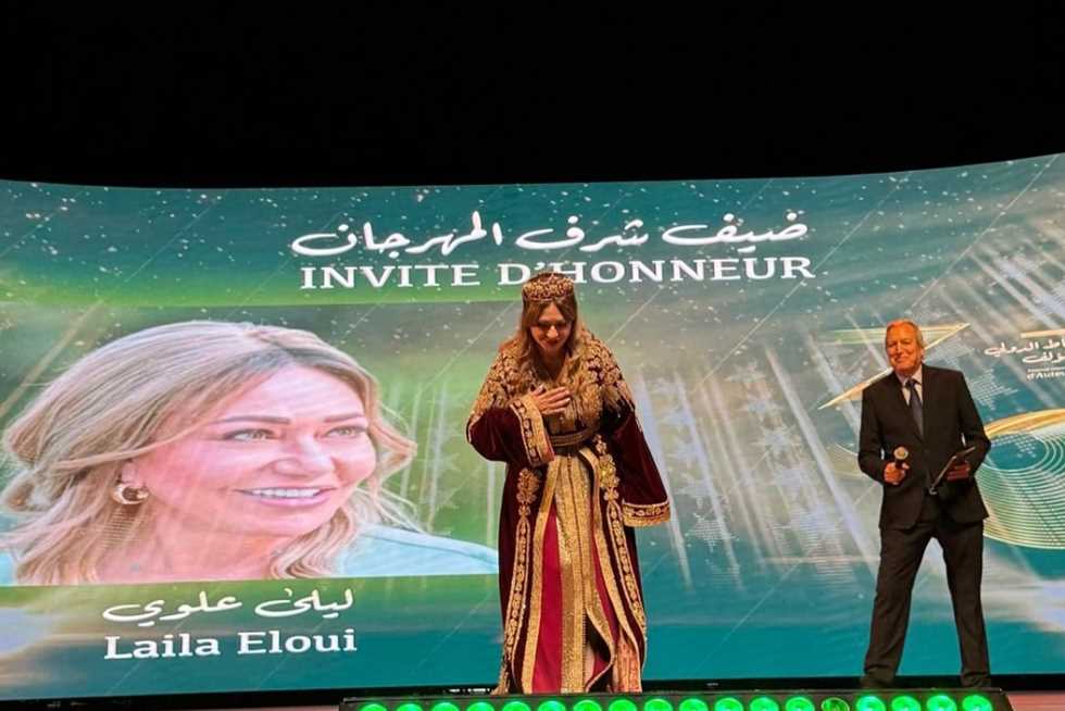 ليلى علوي تتألق بالزي المغربي في مهرجان الرباط الدولي ليلى علوي تتألق بالزي المغربي في مهرجان الرباط الدولي