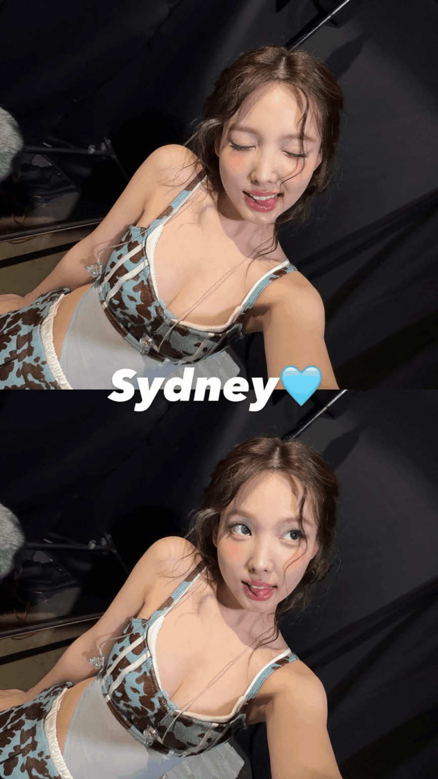 251102 تحديث قصة نايون على الانستقرام - سيدني 💙 لقد كنتي مذهلة !!! 🪽🪽🪽