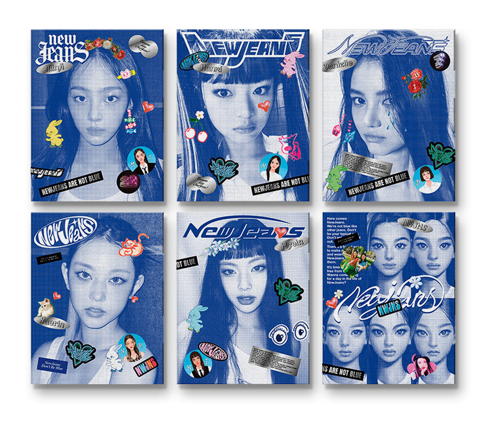 هل لدى أي شخص الصور الأصلية التي استخدمها لغلاف ألبوم New Jeans؟