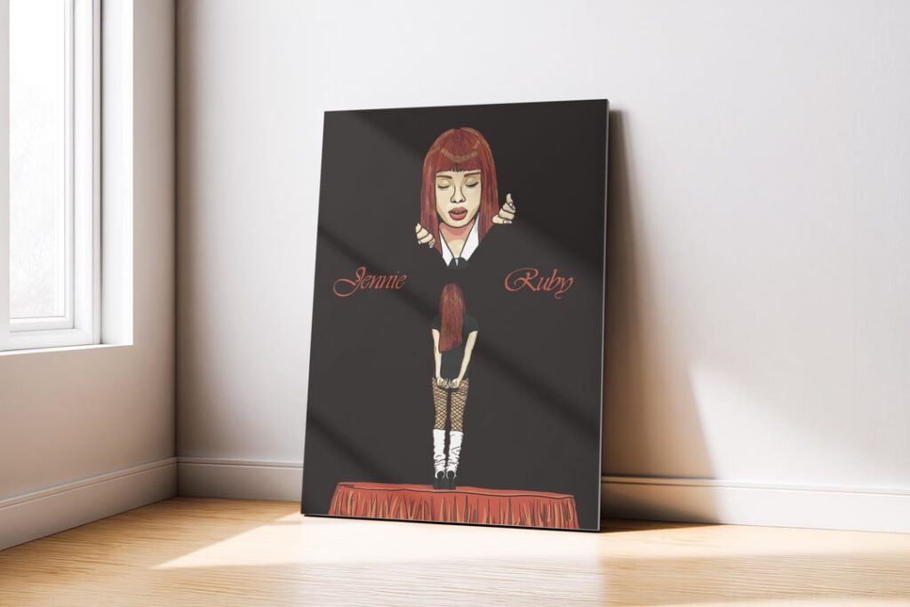 فن المعجبين المرسوم باليد مستوحى من عصر جيني روبي