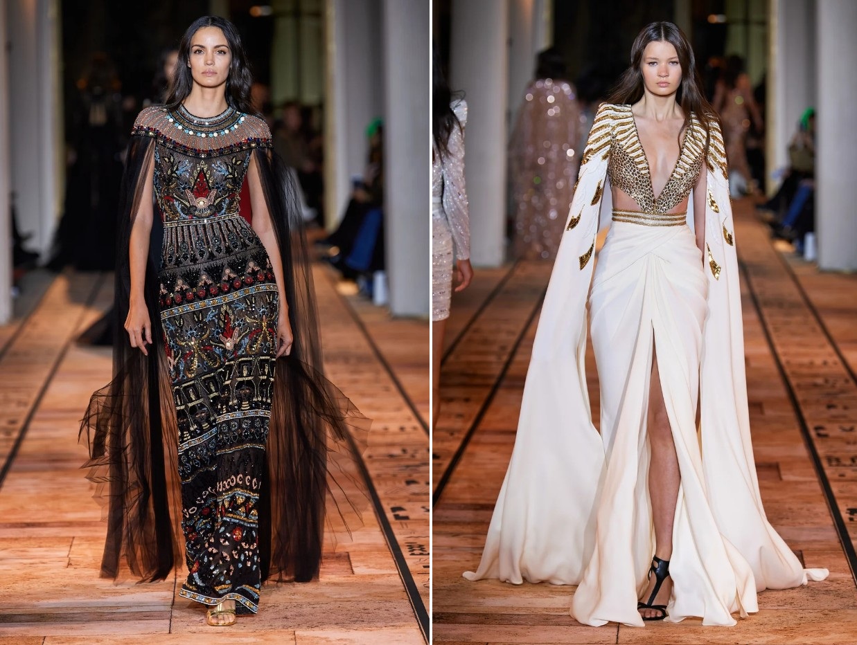 مجموعة زهير مراد لربيع 2020 المستوحاة من الحضارة الفرعونية (انستغرام)