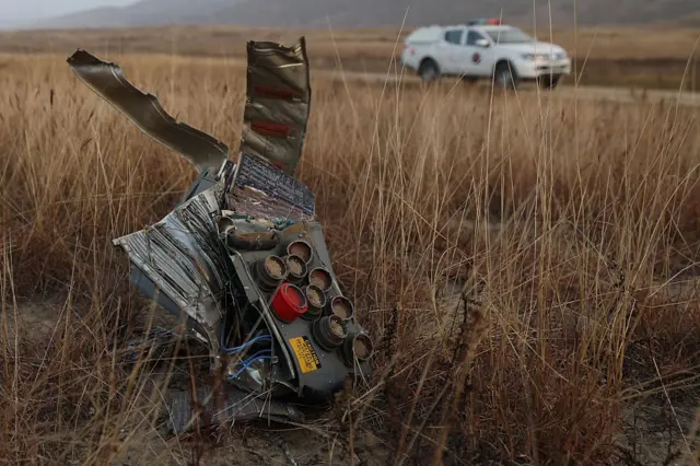 موقع حطام طائرة الشحن العسكرية التركية من طراز C-130