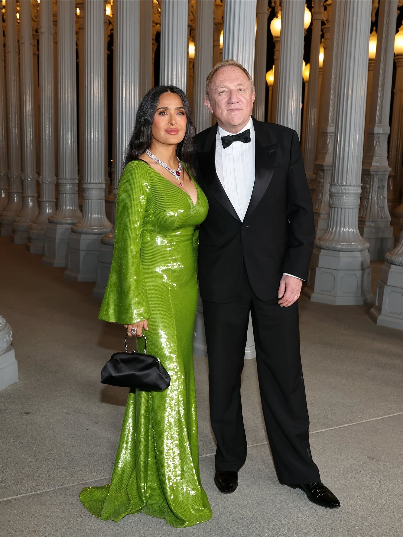 سلمى حايك وزوجها  (إنستغرام)