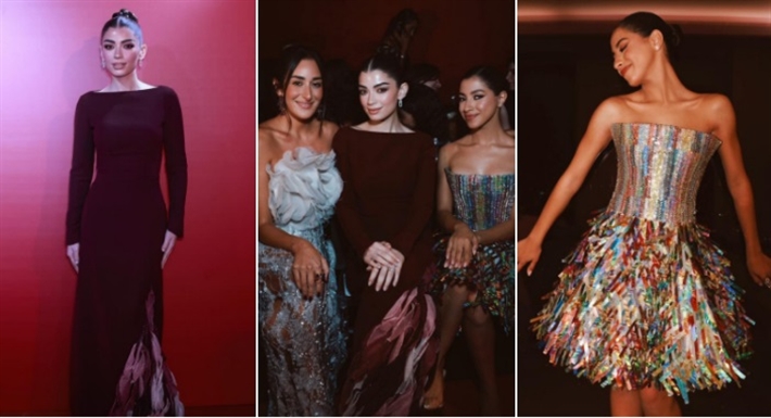 ليلى أحمد زاهر وأمينة خليل وجيسيكا حسام بين حضور عرض أزياء رامي قاضي | ألبوم ليلى أحمد زاهر وأمينة خليل وجيسيكا حسام بين حضور عرض أزياء رامي قاضي | ألبوم