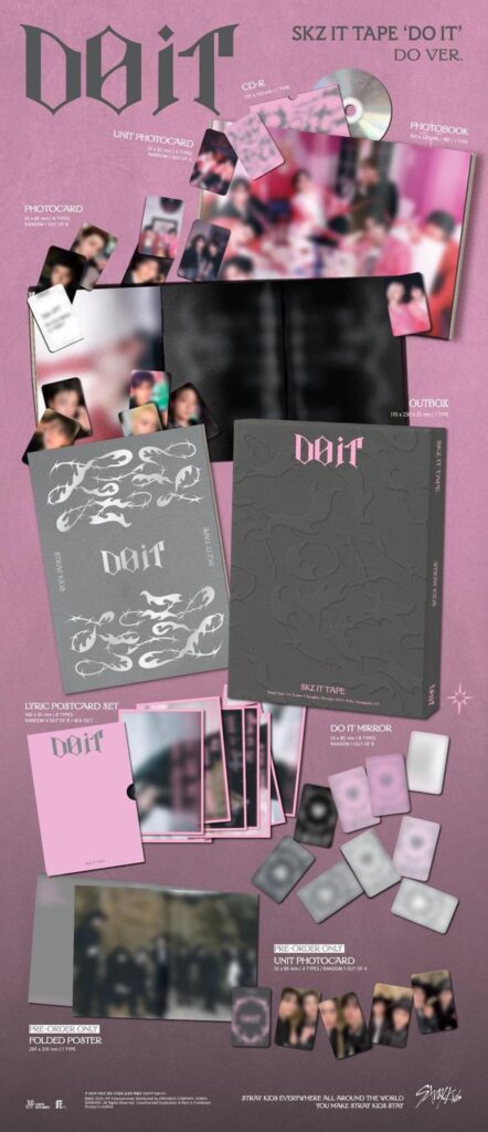Stray Kids - SKZ IT TAPE 'DO IT' (تفاصيل تغليف الألبوم)