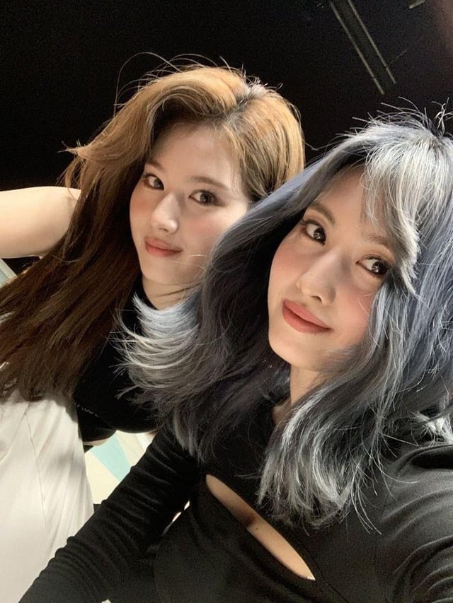 لا أستطيع أن أكون الوحيد الذي يعتقد أن مومو وسانا يشبهان نفس الشخص 😭😭😭