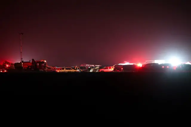 موقع حطام طائرة الشحن العسكرية التركية من طراز C-130