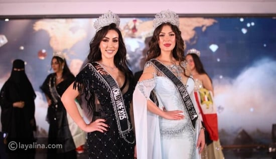الفائزات في حفل ملكة جمال العرب 2025