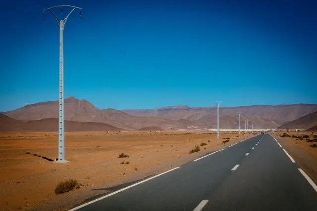 منظر عام يعود إلى مارس/ آذار 2024 لأجزاء من الصحراء الغربية