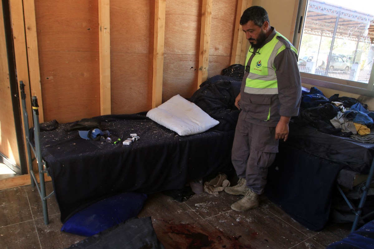 قتل الموظف البلدي إبراهيم سلامة من قبل الجيش الإسرائيلي في بليدا. (أ ف ب)