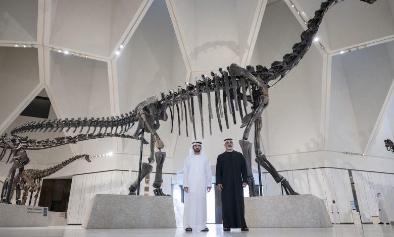 ولي عهد أبوظبي يفتتح متحف التاريخ الطبيعي في السعديات
