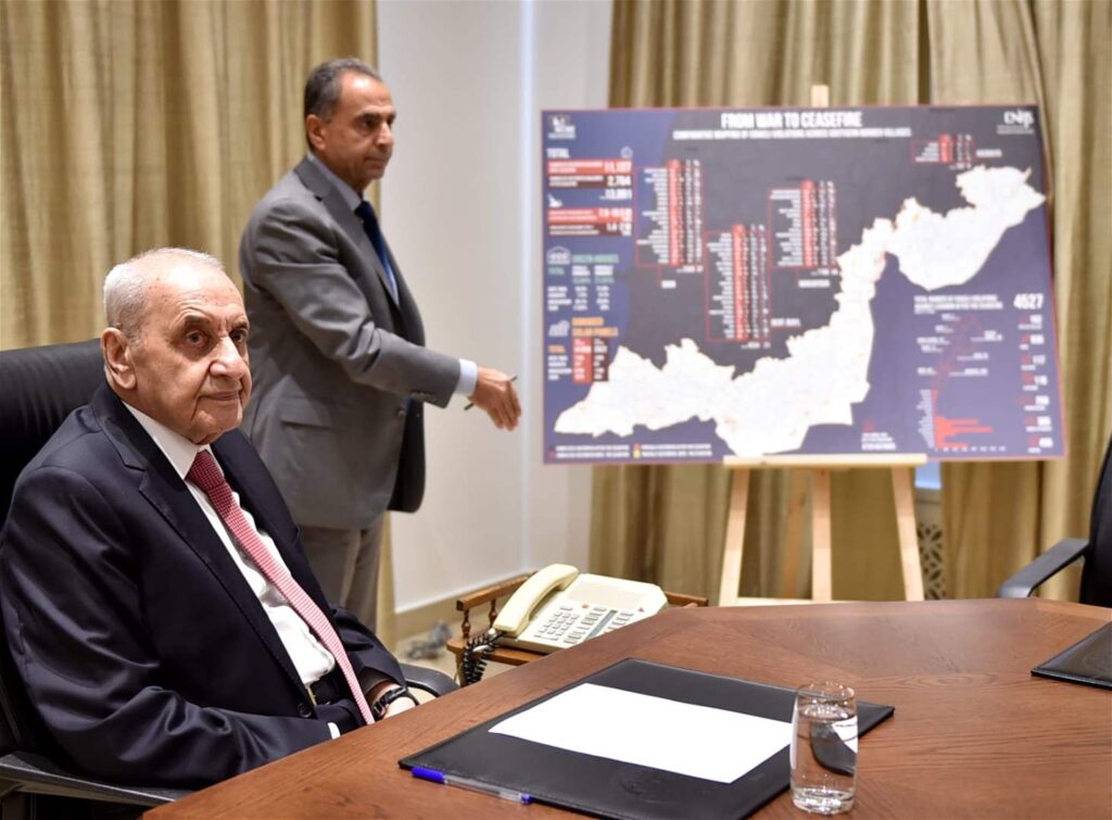 ملف إعادة الإعمار.. في عين التينة!