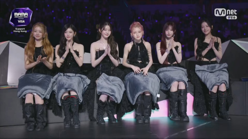 251128 IVE قد فازوا بـ "Global Trend Song" عن أغنية "REBEL HEART" في حفل توزيع جوائز MAMA لعام 2025