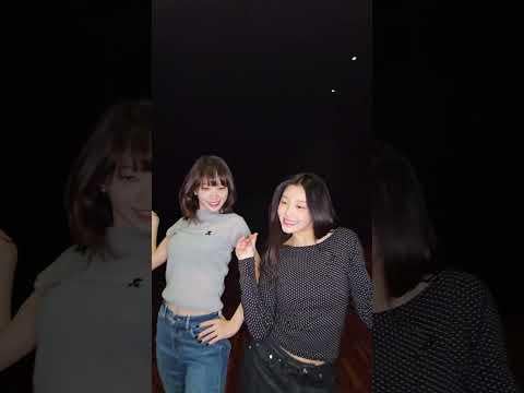 Le sserafim Kim Chaewon with illit Wonehee - سباغيتي (الفذ. J-هوب أوف بي إس) (تحدي الرقص) (251125)