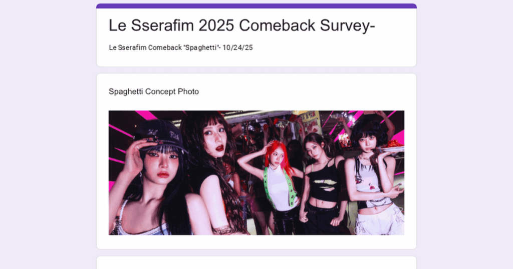 استطلاع LE SSERAFIM - هل يمكن لأي شخص المساعدة؟