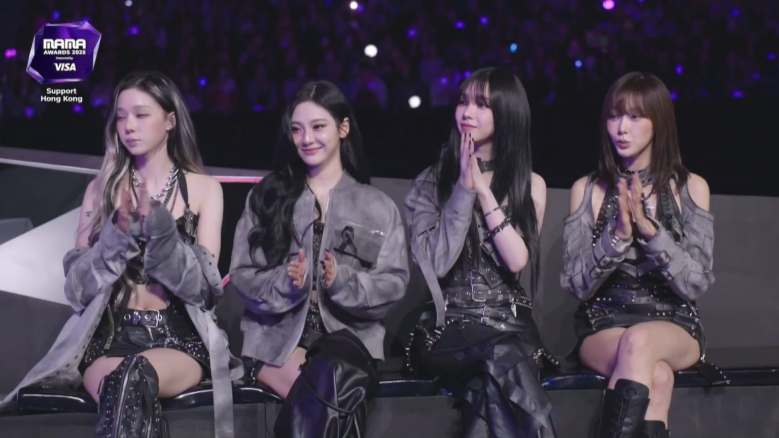 أغنية 251129 لفرقة aespa 'Whiplash' تفوز بجائزة أفضل تصميم رقص في حفل توزيع جوائز MAMA لعام 2025