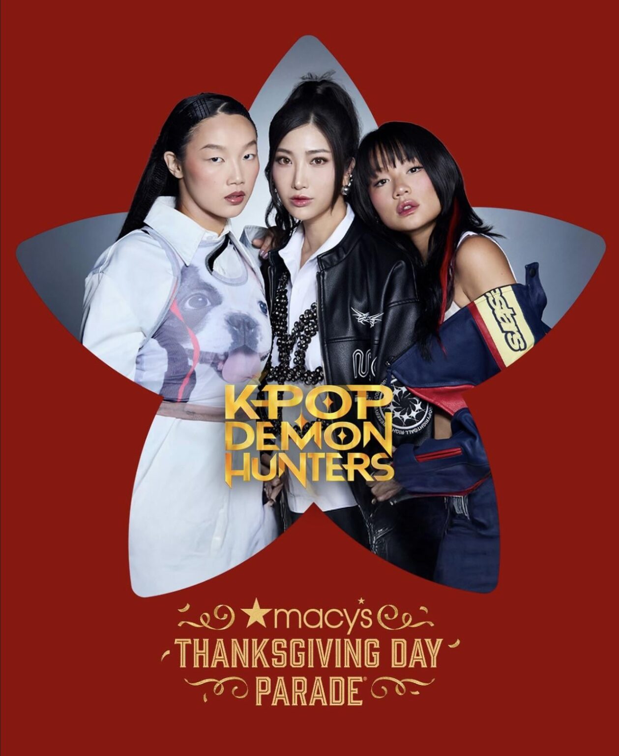 HUNTR/X (EJAE، Rei Ami، Audrey Nuna) لأداء في موكب Macy's Thanksgiving Day