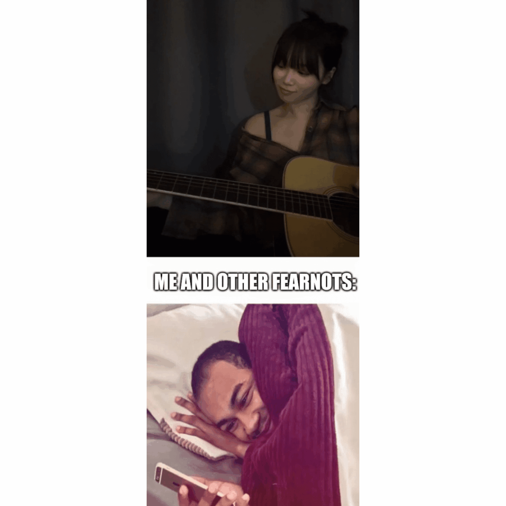 الخوف أثناء مشاهدة منشور Chaewon على Weverse